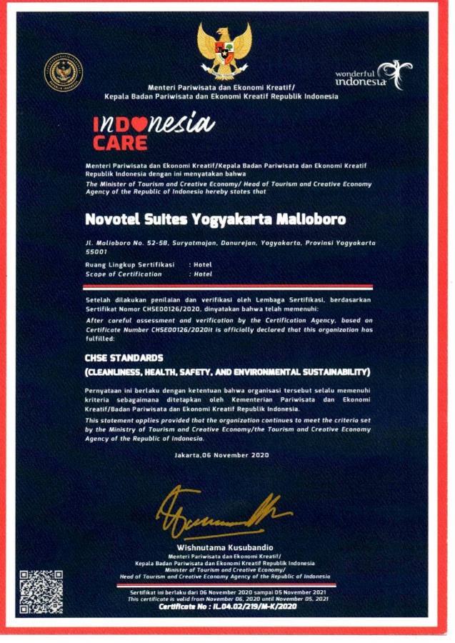 Novotel Suites Yogyakarta Malioboro Kültér fotó